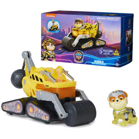 Paw Patrol Rubble Mighty Movie rescue vehicle in action for imaginative play.