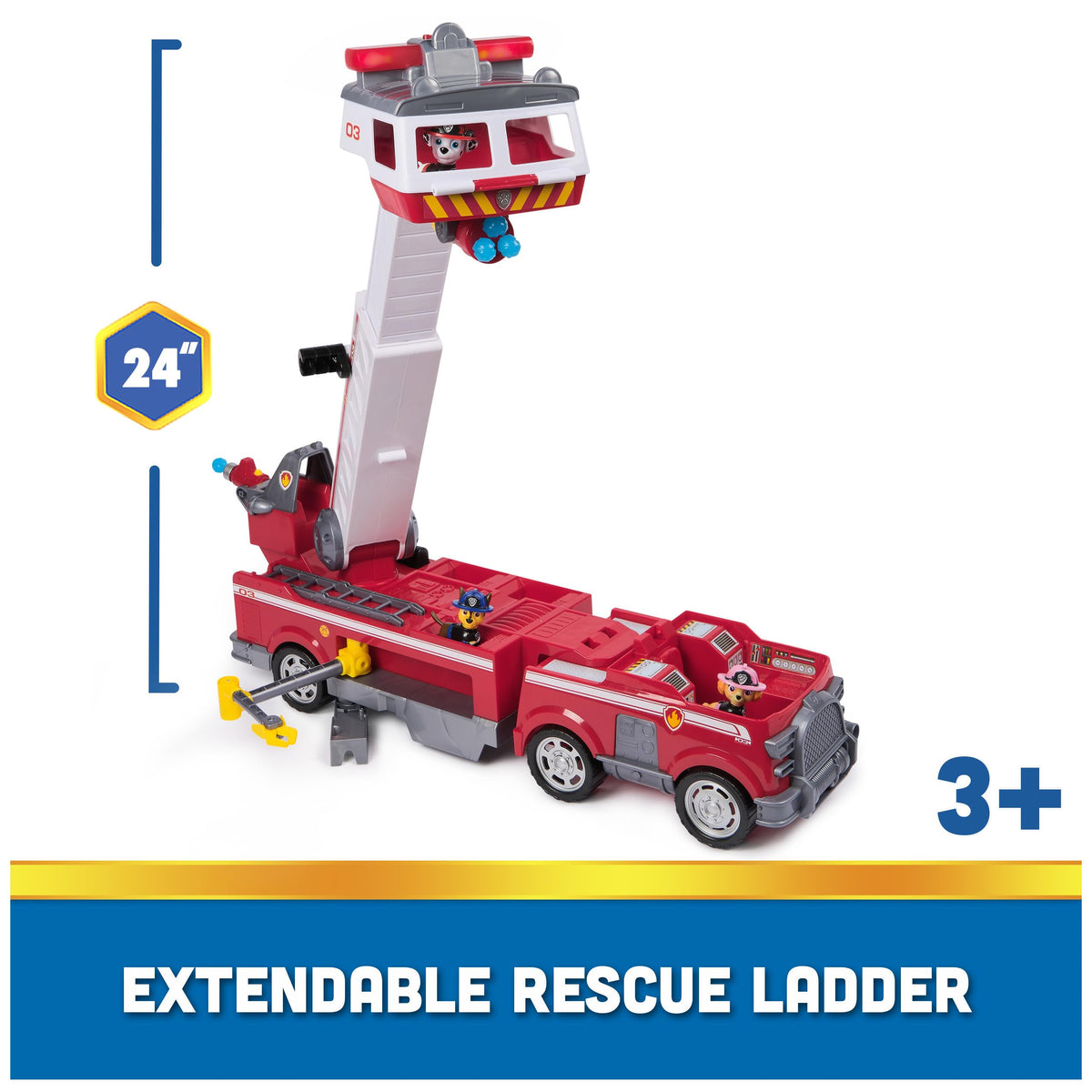 PAW Patrol Mini Car included for quick chases and extra adventures