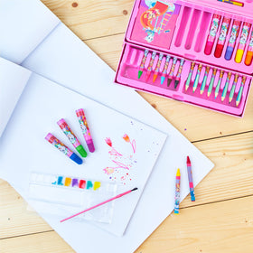 Paw Patrol mini coloring pencils ready for detailed drawings.