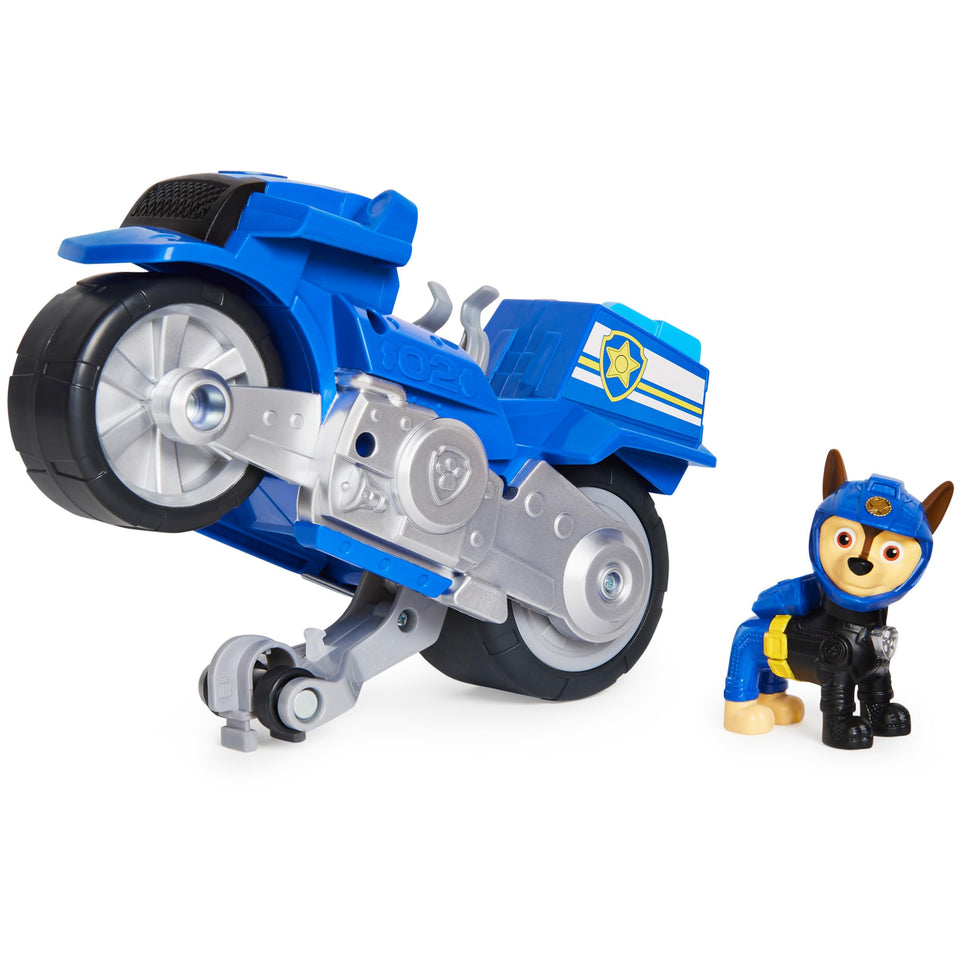 PAW Patrol Moto Pups Chase Deluxe Vehicle pull-back wheelie for fast rescue play
