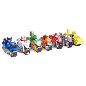 PAW Patrol Moto Pups Marshall Deluxe Vehicle with clip-in driver seat for easy setup