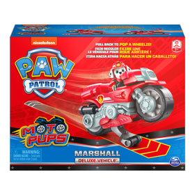 PAW Patrol Moto Pups Marshall figure in motorcycle jacket and helmet for authentic play