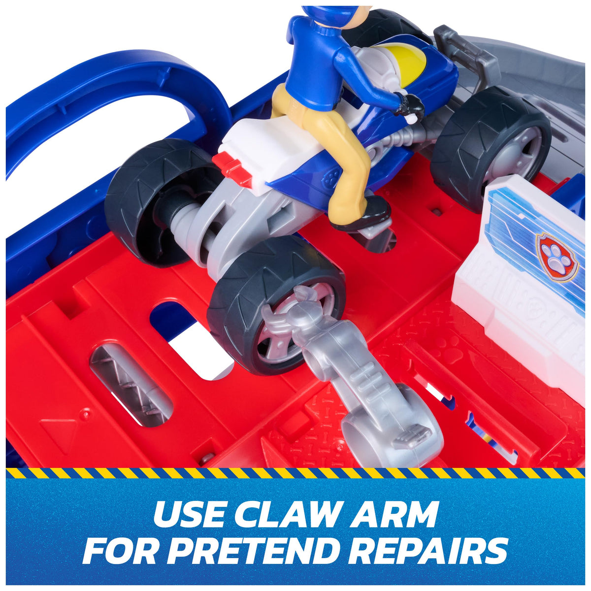 PAW Patrol movable Ryder head and limbs for dynamic poses during action scenes.