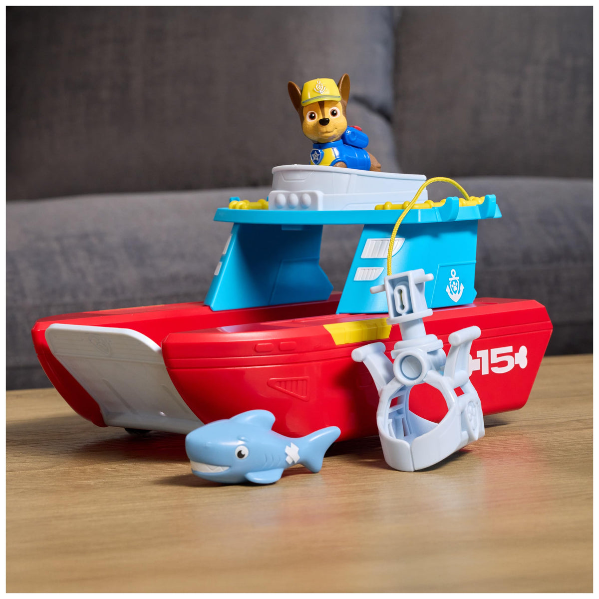 PAW Patrol Sea Patroller invites kids to re-create rescue missions on water and land.