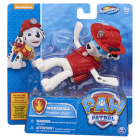 Paw Patrol Paddlin' Pups Marshall on the beach for versatile pool and sand play
