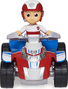 PAW Patrol playset with Ryder vehicle encourages imaginative missions.