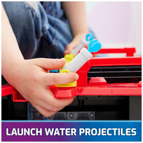 Two projectile launchers to clear obstacles during rescues