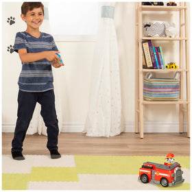 Pup Pad remote two-button control enables simple forward, reverse and turns.