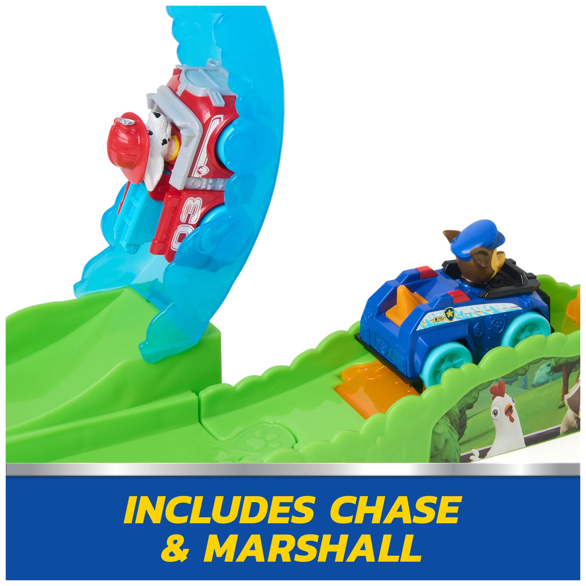 PAW Patrol Marshall vehicle included for playful fire-rescue action