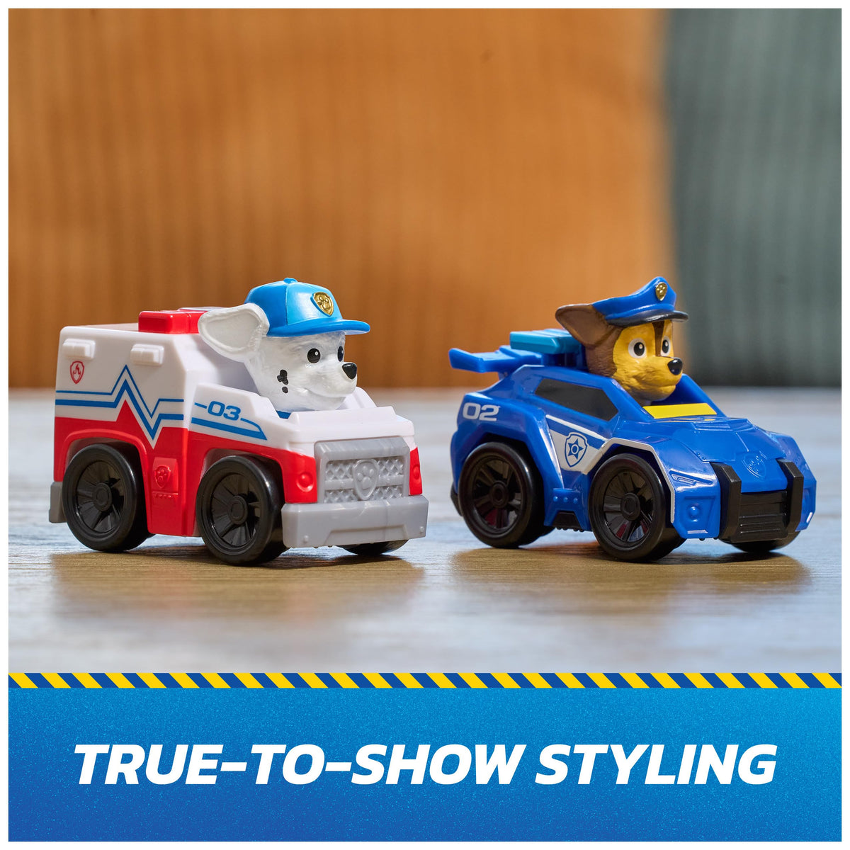 PAW Patrol Pup Squad racer Rocky vehicle for eco-friendly rescue play