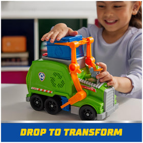 Recycler transforms into a mini vehicle, expanding storytelling options
