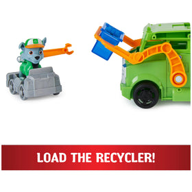Paw Patrol recycling crane toy enhances storytelling during rescues.