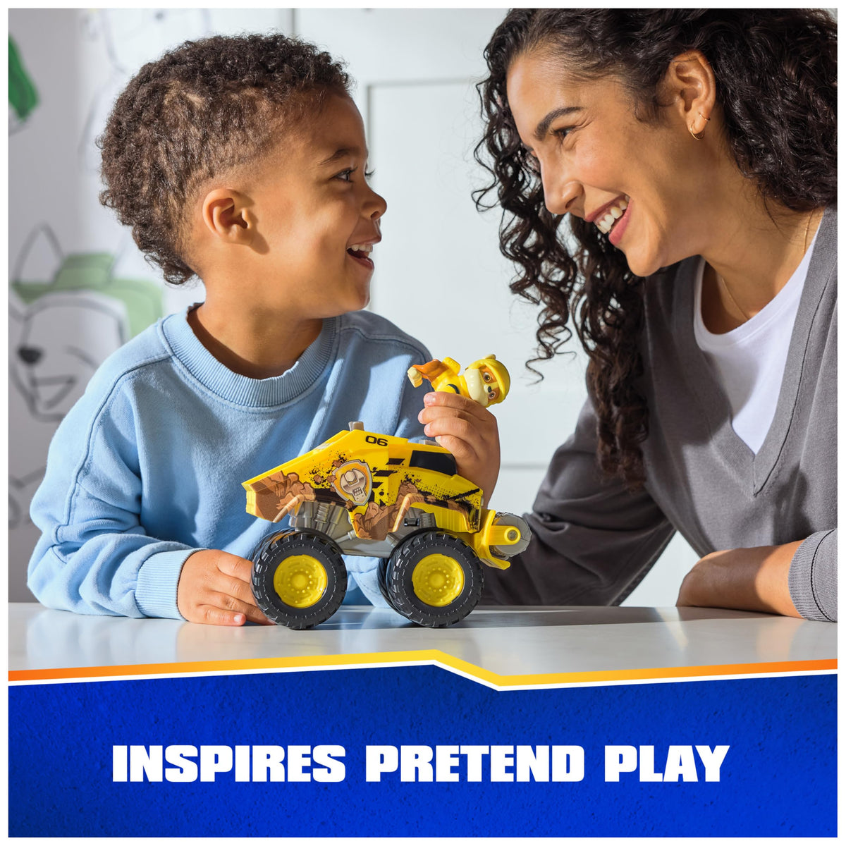 PAW Patrol Rubble figure included for quick rescue missions.