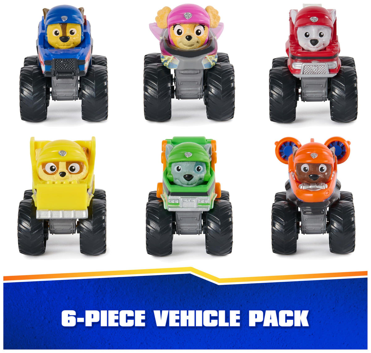 PAW Patrol Rescue Wheels Rocky vehicle, compact for pocket play.