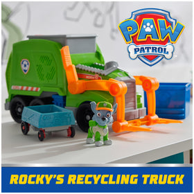 Rocky figure about 2 inches tall in uniform for authentic PAW Patrol play