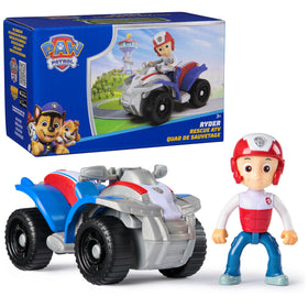 PAW Patrol Ryder ATV toy vehicle with collectible figure for imaginative play.