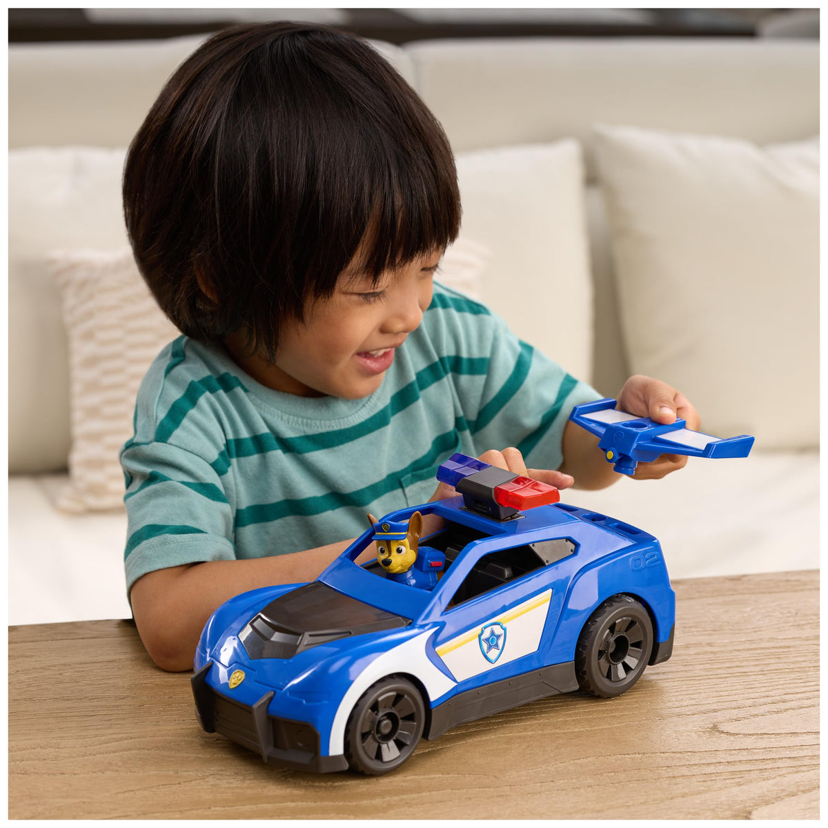 Durable PAW Patrol toy with bold branding inspires imaginative play.
