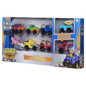 Working wheels on Dino Rescue vehicles enable fast, dynamic racing adventures.