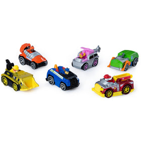 Real working wheels on PAW Patrol True Metal vehicles for fast pretend rescues.