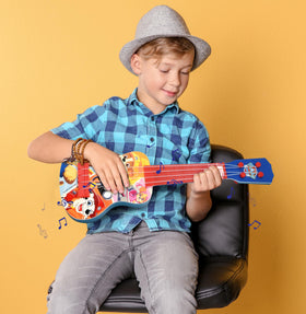Paw Patrol ukulele beginners-instrument lightweight and easy for first-timers.