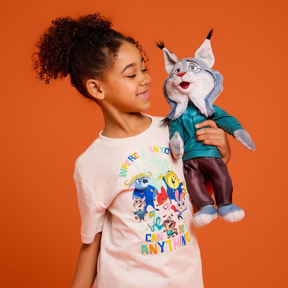 Pawbert Lynxley plush showing fluffy ear tufts for cuddly appeal.
