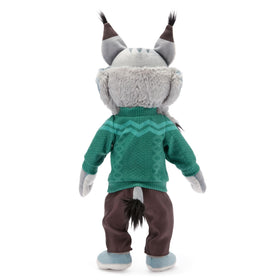 Pawbert Lynxley plush tail showcased for imaginative play.