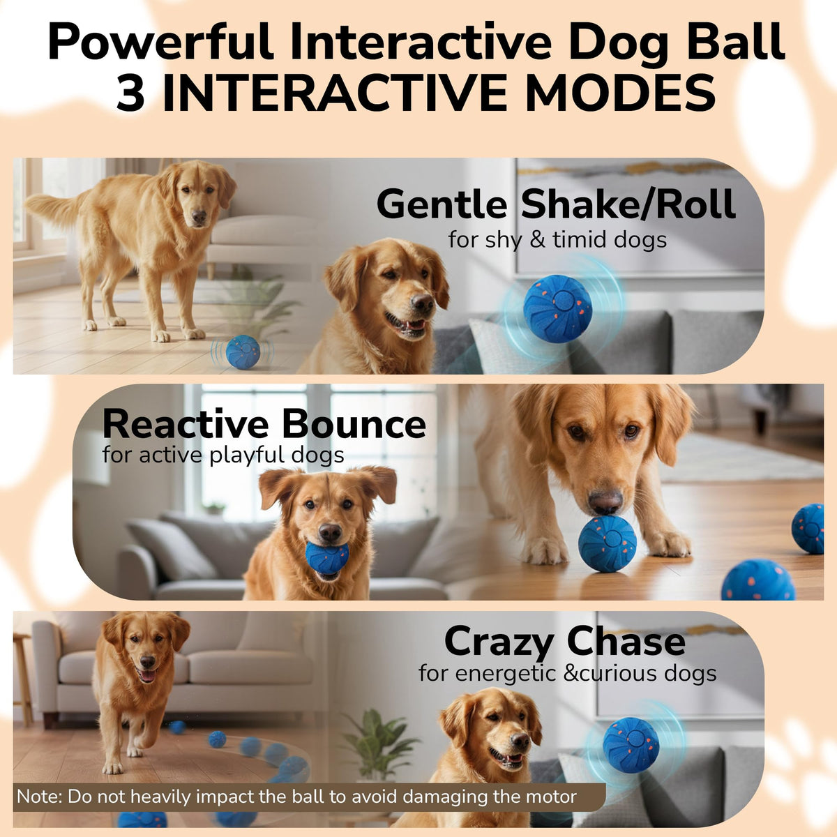 PAWLEXA ball IPX7 waterproof for outdoor use and easy cleaning.