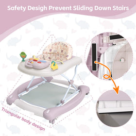 Pawtong height-adjustable walker, suitable for growing babies.