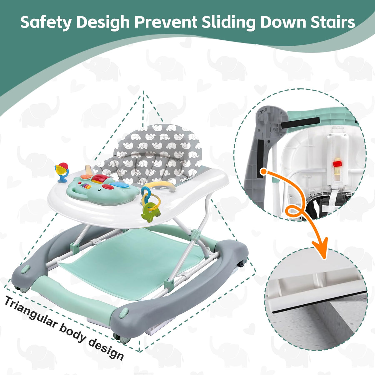 Pawtong compact fold keeps living spaces tidy when not in use.