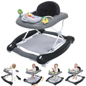 Pawtong foldable 5-in-1 walker in rocker mode supports gentle play and early movement