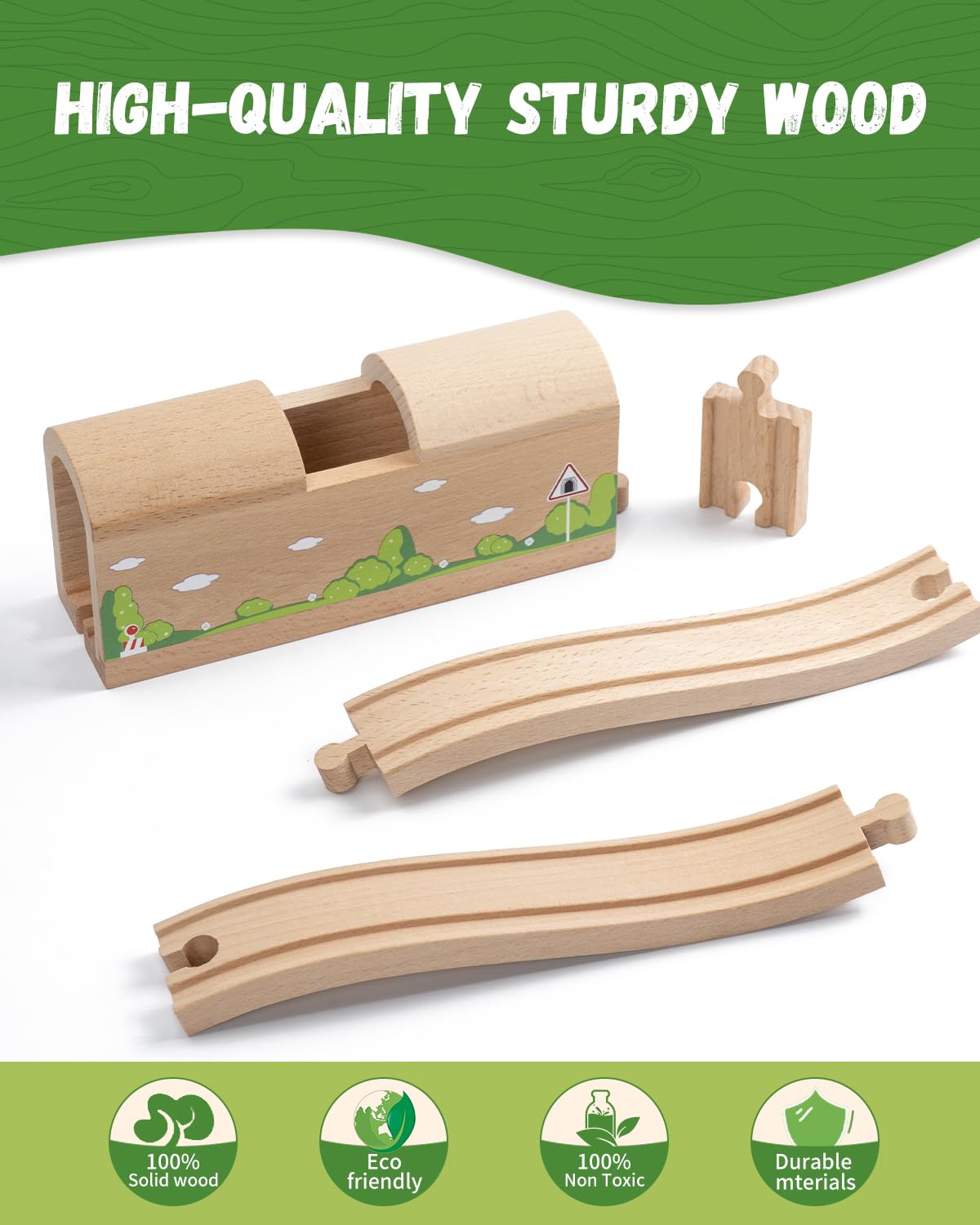 Payarma descending ramp enables smooth transitions for realistic train movement.