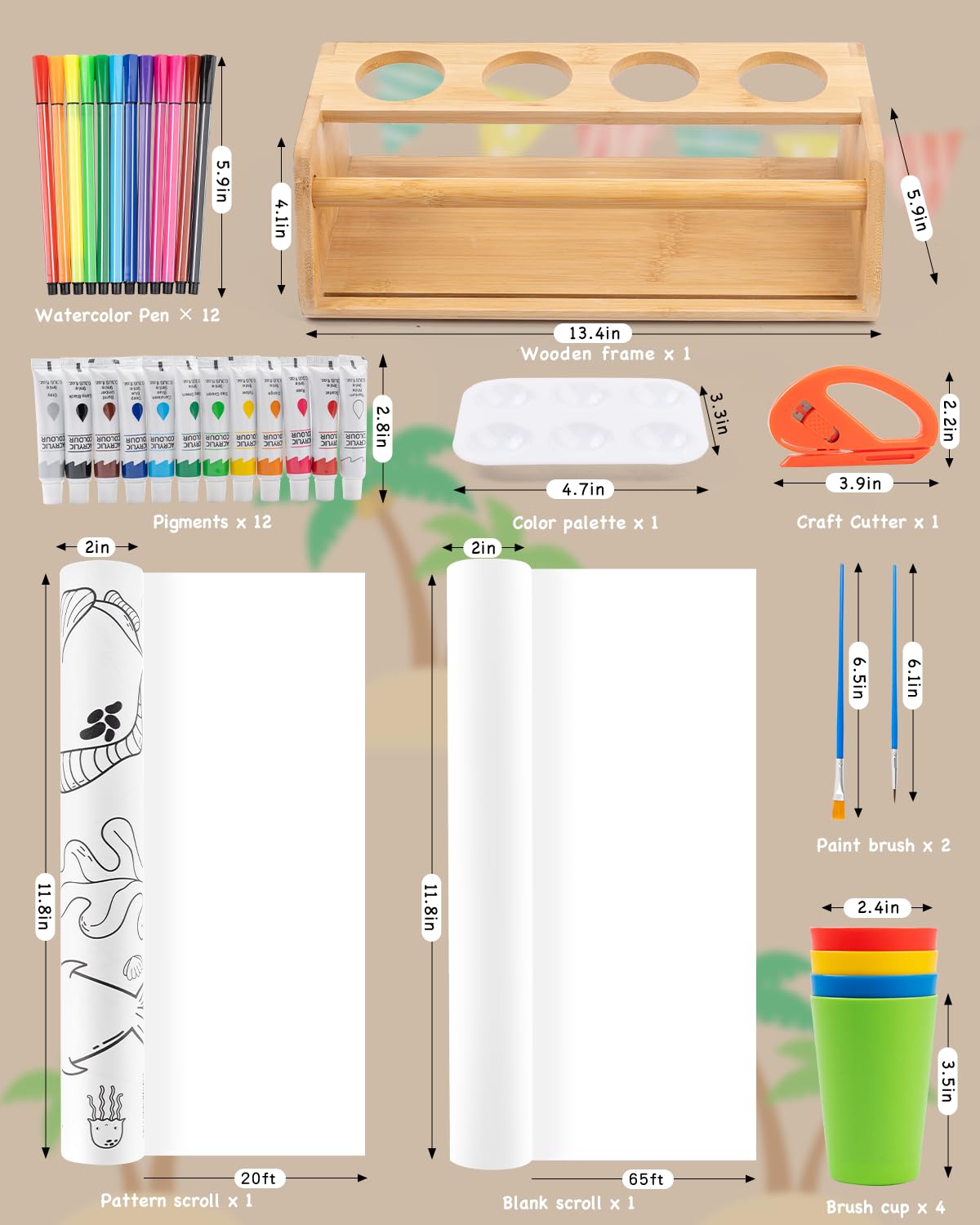 Payarma watercolor pens set expanding drawing and coloring possibilities