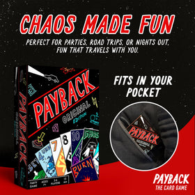 PAYBACK Original Edition compact travel design fits pockets and trips.