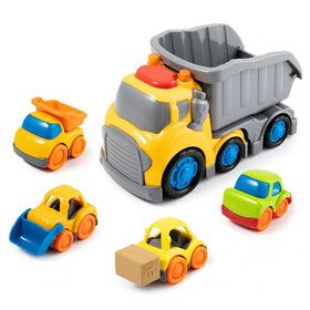 P&C 7.6-inch dump truck front view boosts imaginative construction play