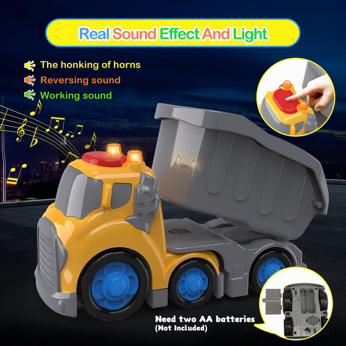 P&C sounds and lights feature engages senses during playtime