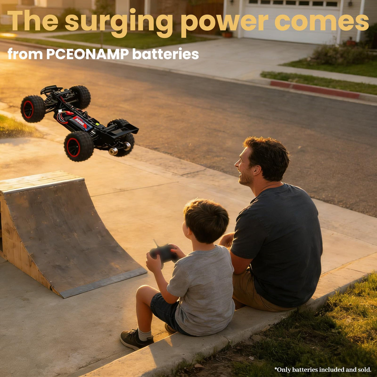 Battery weight 96g supports balanced RC handling