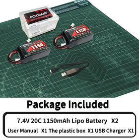PCEONAMP battery installed in SCX24 crawler ready for longer sessions