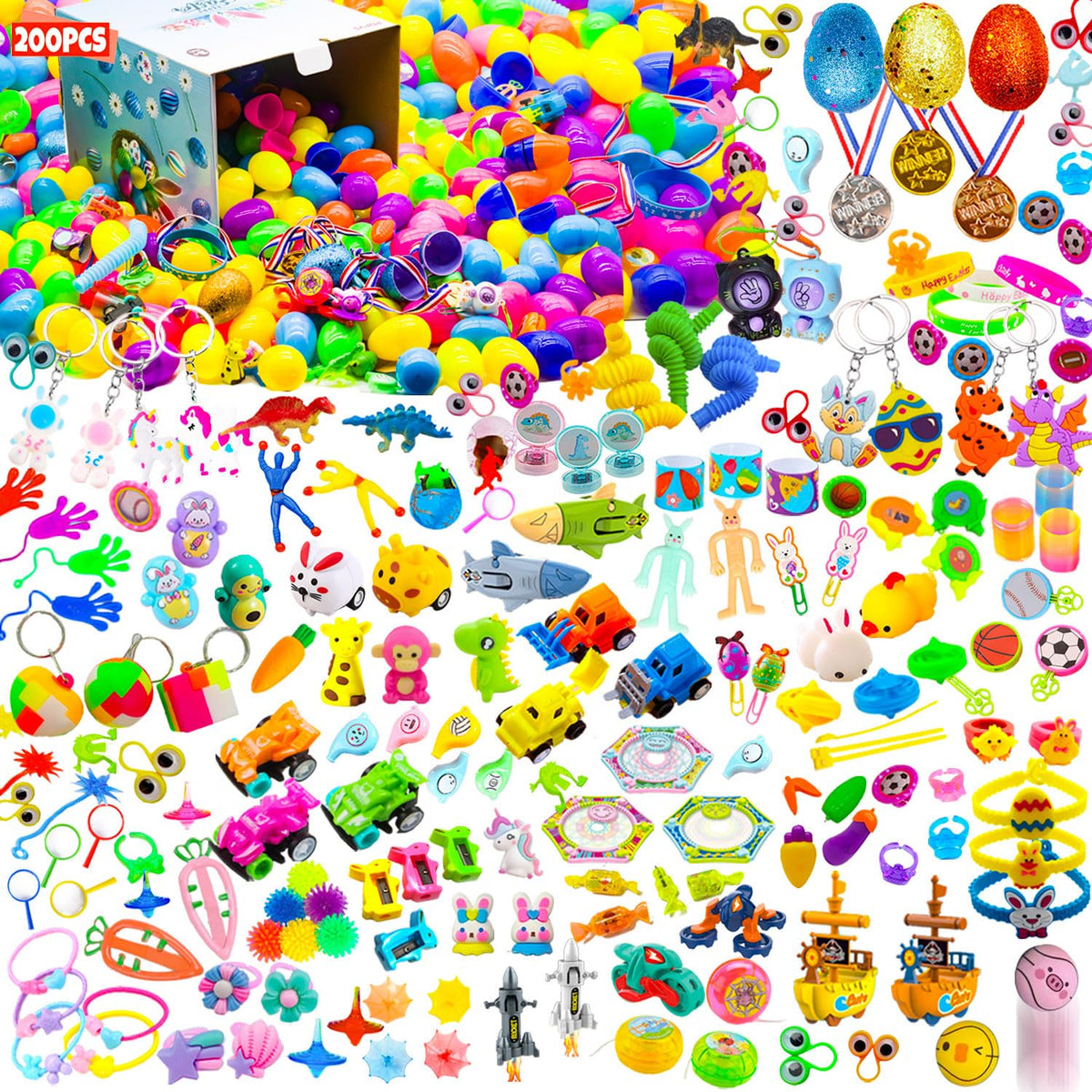 PDFVS Easter eggs colorfully packed shells for vibrant gifting