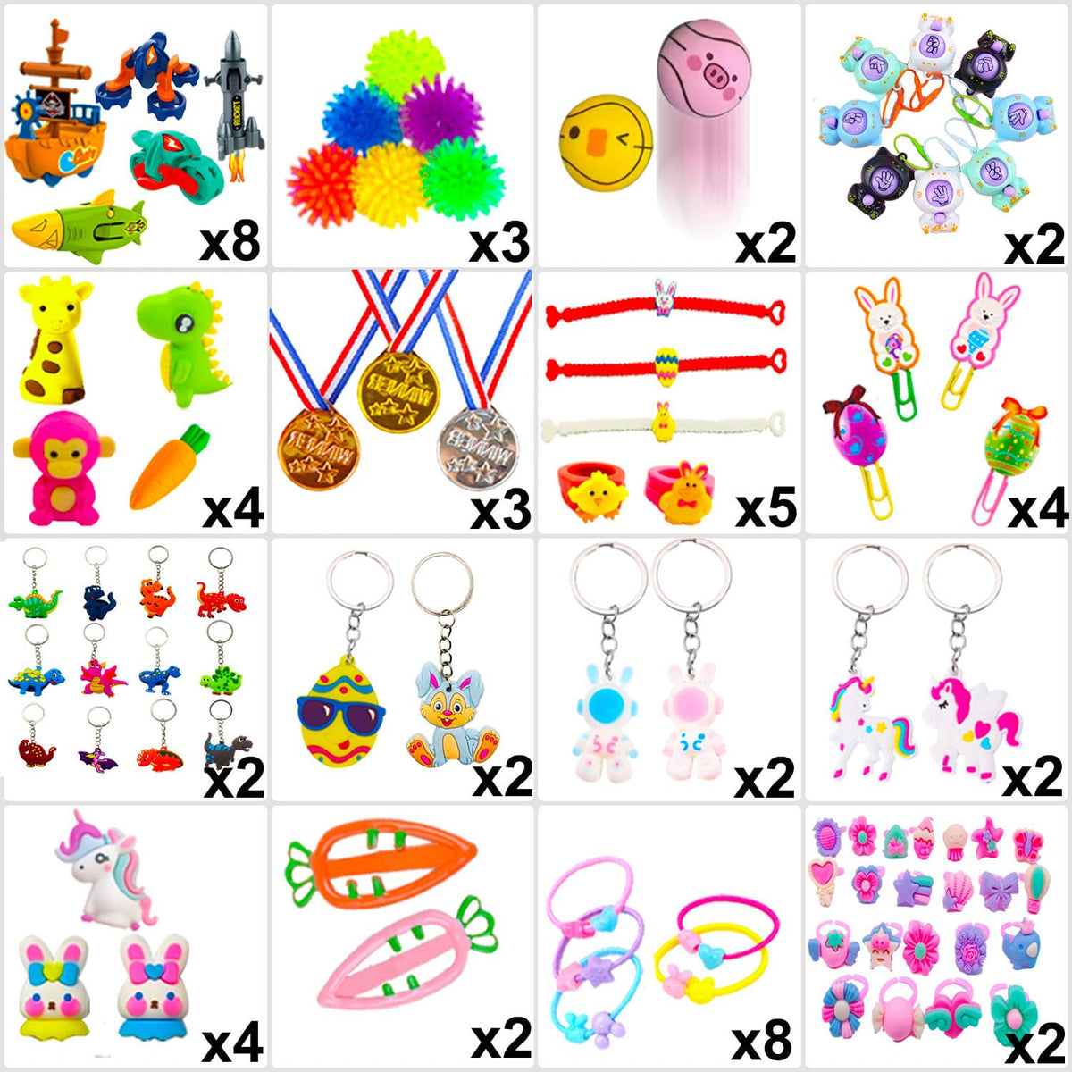 PDFVS Easter eggs sticky-hands and rings promote playful reveals