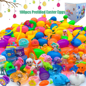 PDFVS Prefilled Easter eggs toys brightening celebrations ready-to-hunt