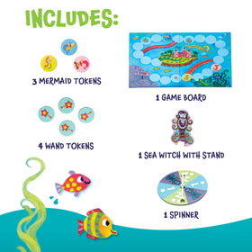 Box cover showcases Mermaid Island award-winning design.