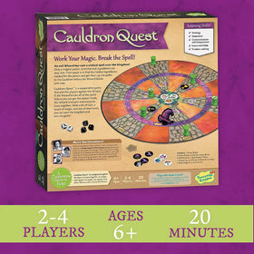 Peaceable Kingdom Cauldron Quest ingredient tokens inspire imaginative potion making.