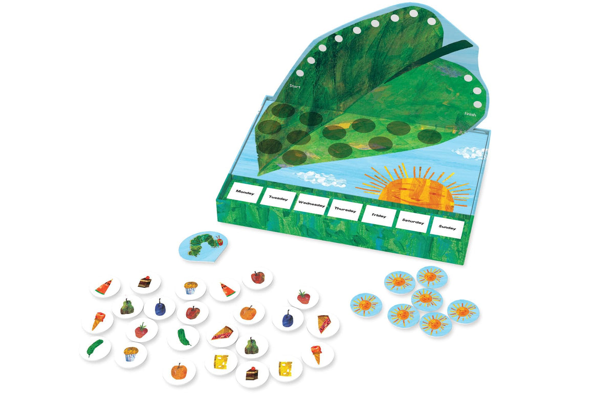 Peaceable Kingdom day-of-week tracker helps young learners with sequencing.