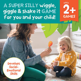 Peaceable Kingdom Deluxe Monkey Around toddler maraca enhances rhythm and balance.