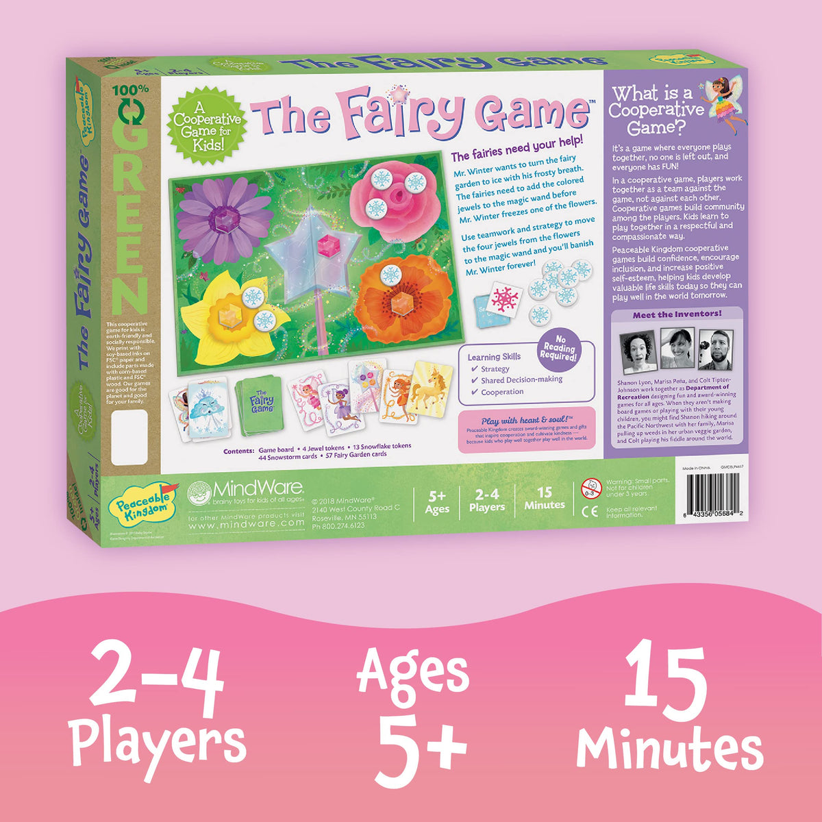 Peaceable Kingdom snowstorm cards add challenge while keeping play approachable.