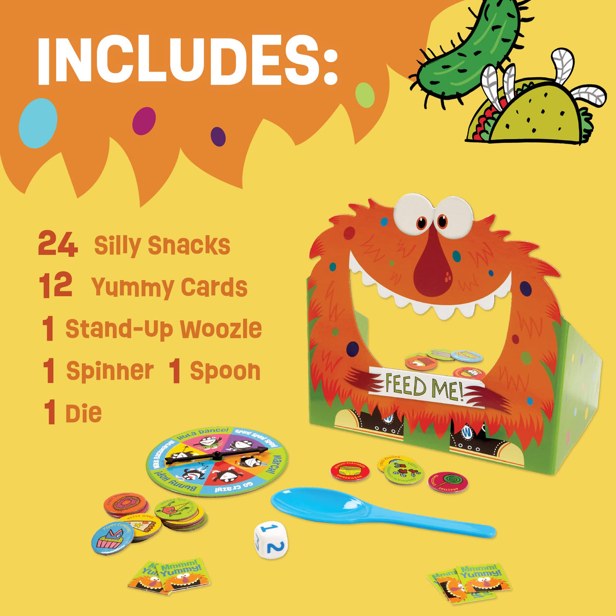 Peaceable Kingdom Feed the Woozle promotes gentle cooperation and shared problem solving.