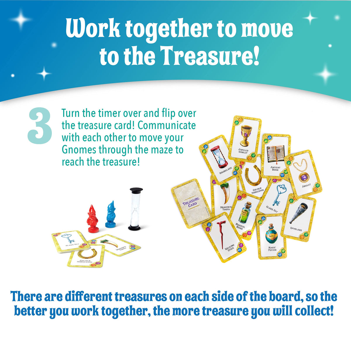 Peaceable Kingdom Gnomes at Night magnetic movers for hands-on play