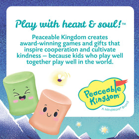 Peaceable Kingdom Happy Marshmallow Toddler Game parent guide with simple play tips