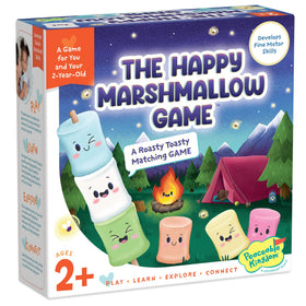 Peaceable Kingdom Happy Marshmallow Toddler Game sticks for fine motor skill practice and color matching