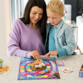 Classroom-friendly Peaceable Kingdom Hoot Owl Hoot activity supports group teamwork